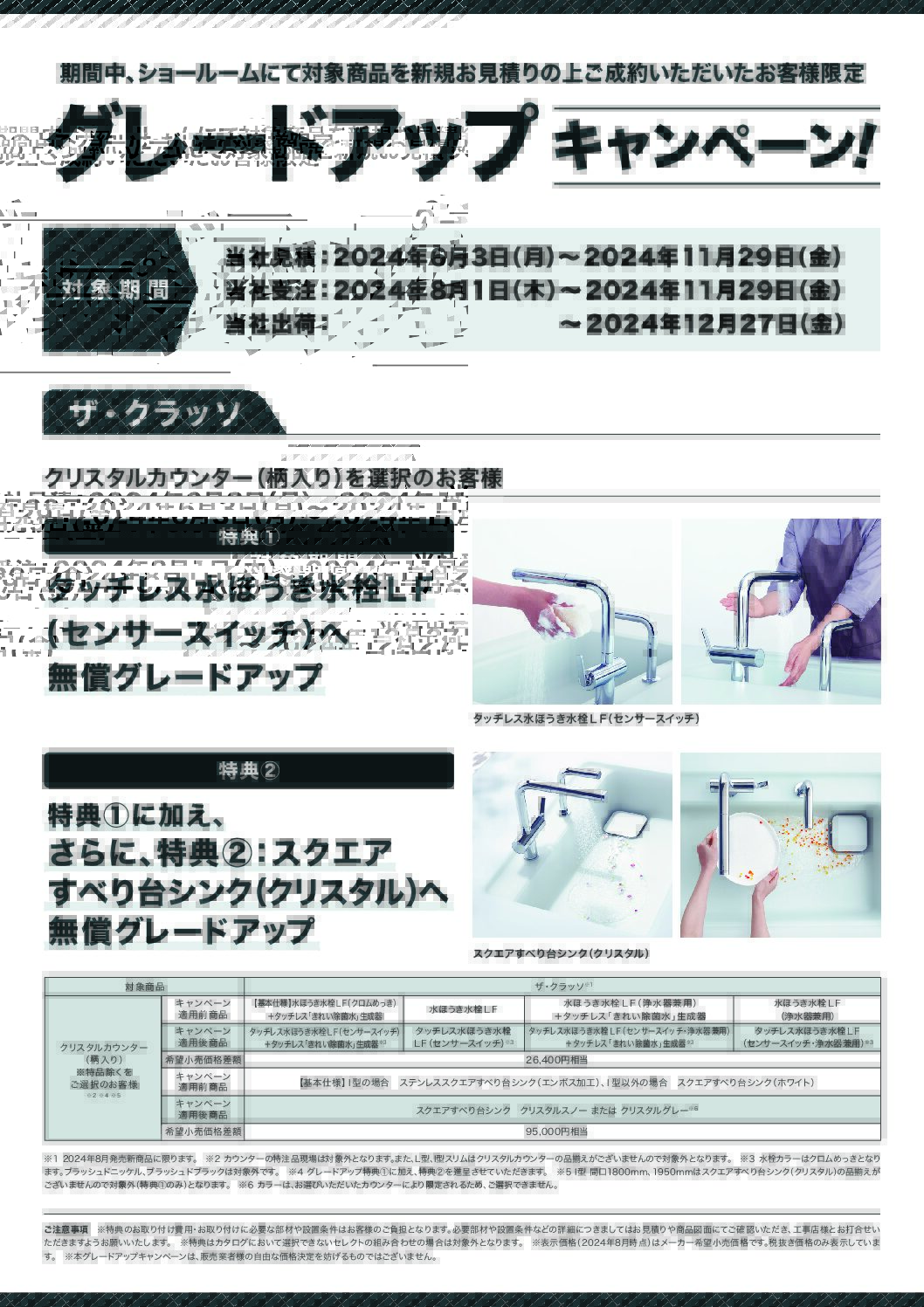 『TOTOグレードアップキャンペーン』のお知らせ
