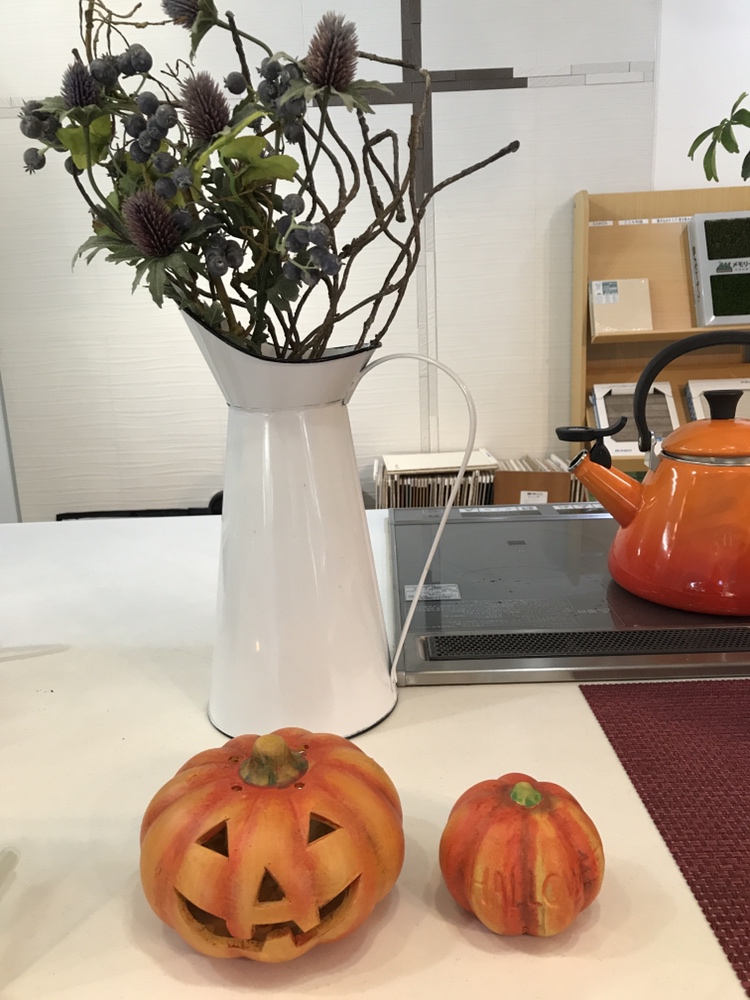 ハロウィン、飾ってみました!